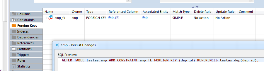 FOREIGN KEY REFERENCES omits schema · Issue #11775 · dbeaver/dbeaver ...