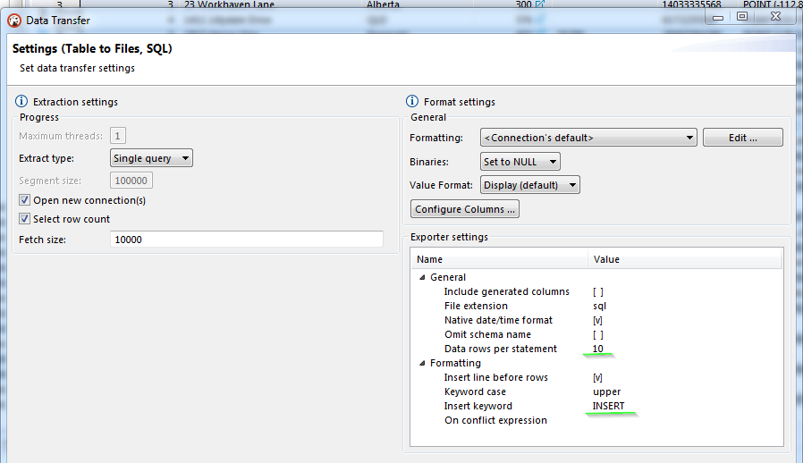 Export data in SQL format file split into files of max size · Issue ...