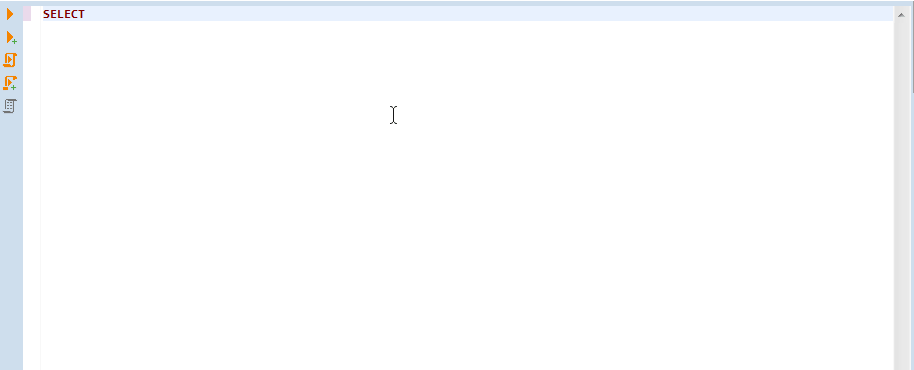 when specifying * (asterisk) while doing select, give option to ...