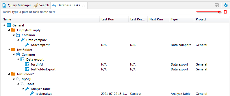 Ability to use task filter. · Issue #13718 · dbeaver/dbeaver · GitHub