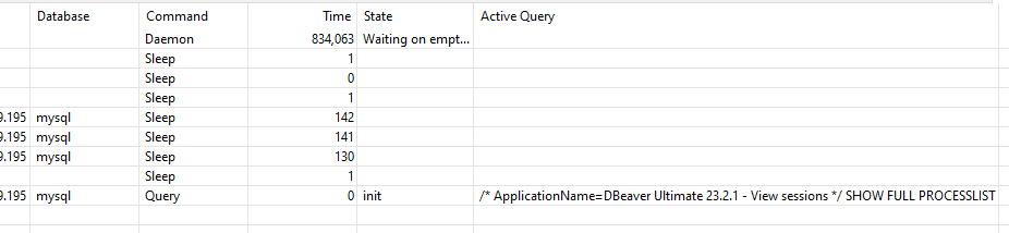 Set by default in MySQL JDBC connection program_name as DBeaver · Issue ...