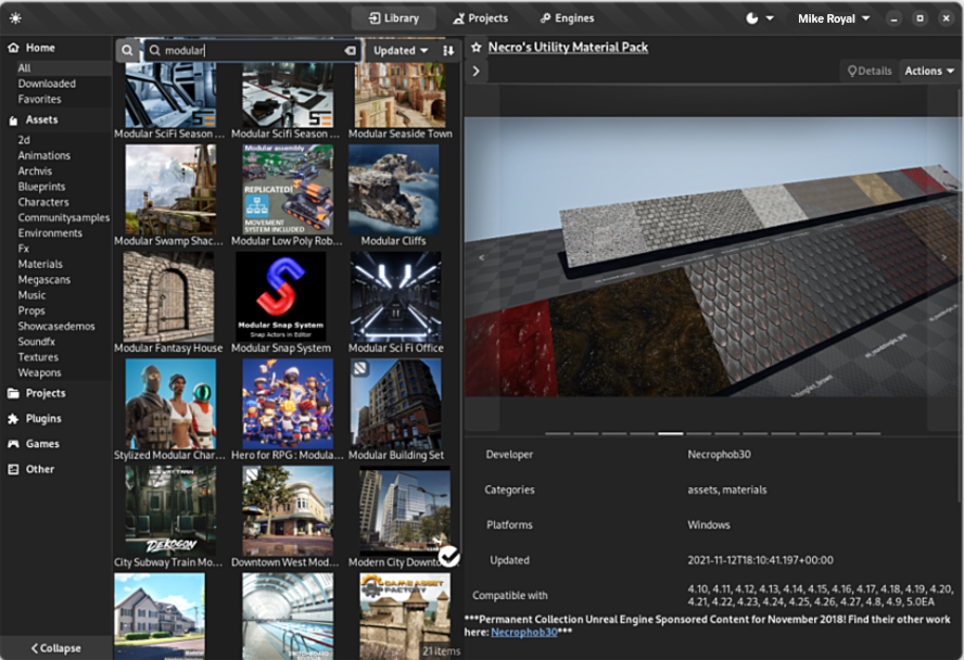 Unofficial UE4 Launcher for Linux (download assets from the marketplace) -  Marketplace - Epic Developer Community Forums