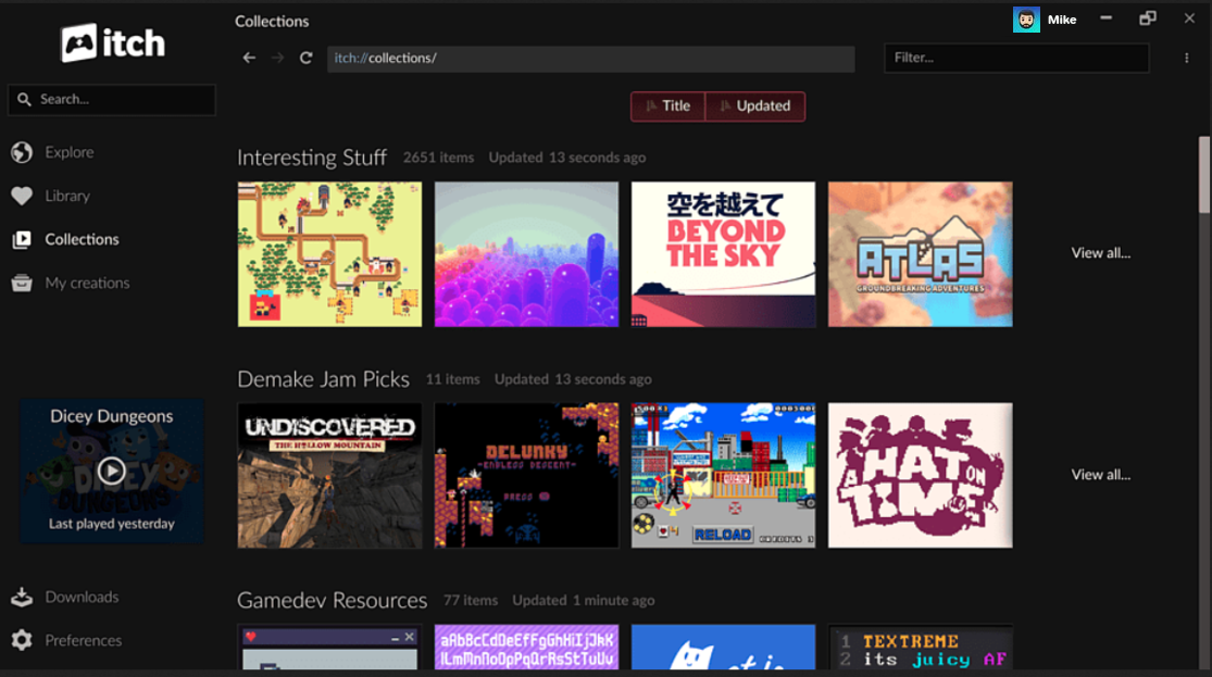 The itch.io app can now use a system installed Wine on Linux for  Windows-only games