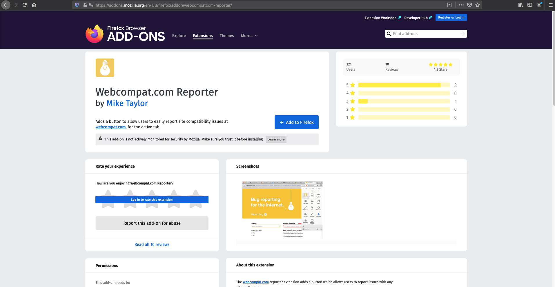 addons.mozilla.org - see bug description · Issue #62808 · webcompat/web ...
