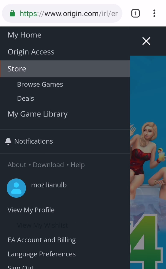 Www origin Blank Page Displayed After Loggin In Issue 35013 