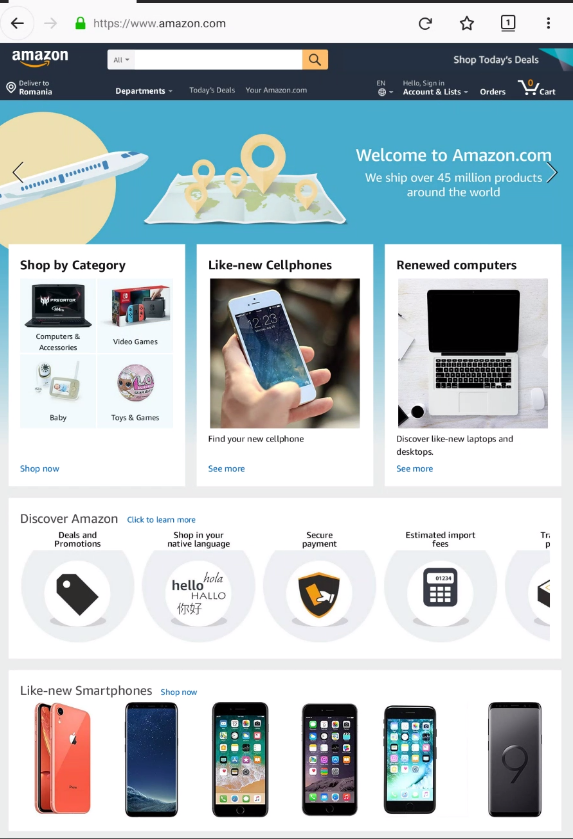 desktop site instead of mobile site · Issue 37455