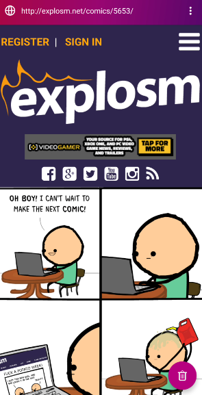 explosm.net - site is not usable · Issue #57792 · webcompat/web-bugs ...