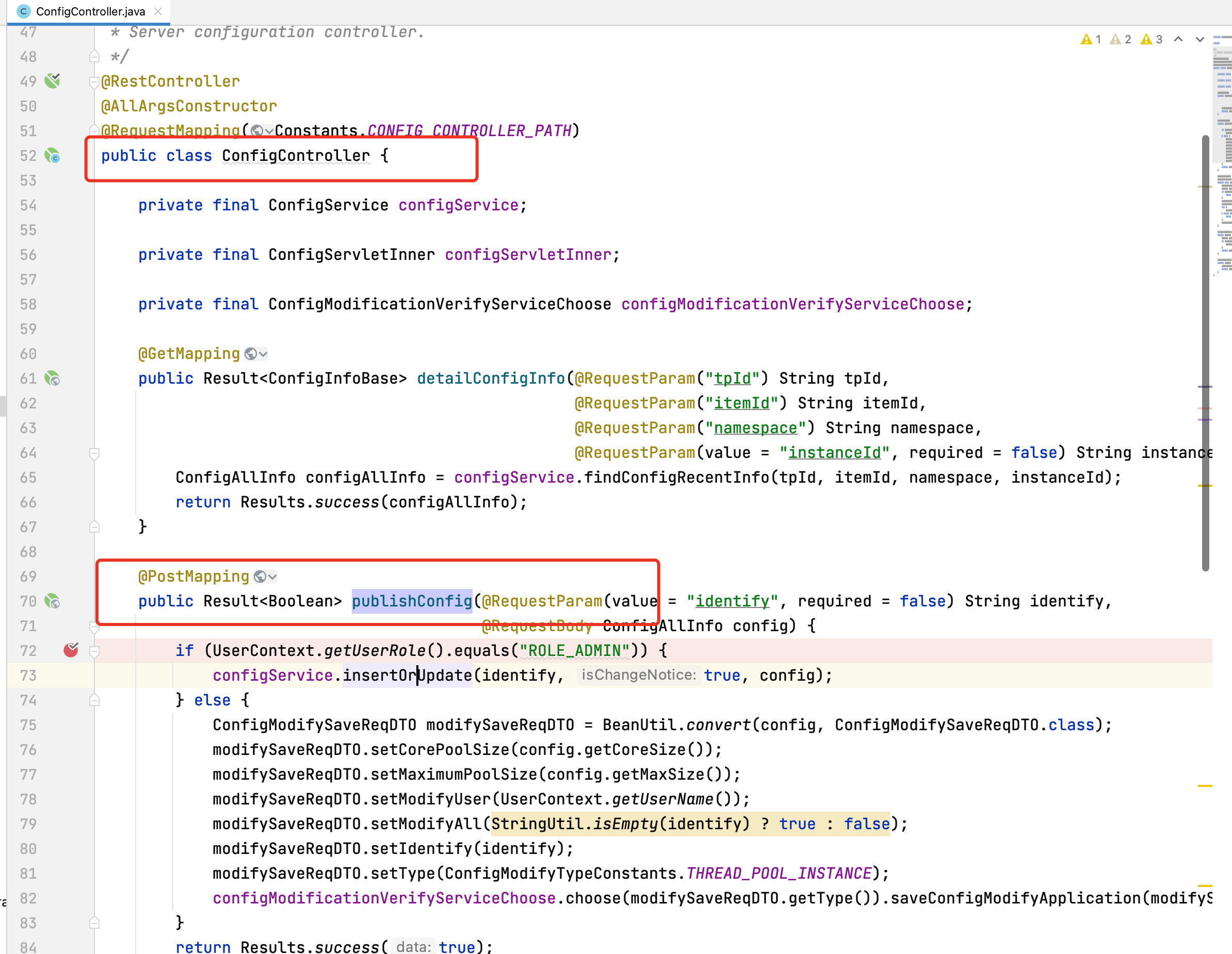 阅读源码疑问，修改管理端线程池未执行断点 · Issue #811 · opengoofy/hippo4j · GitHub