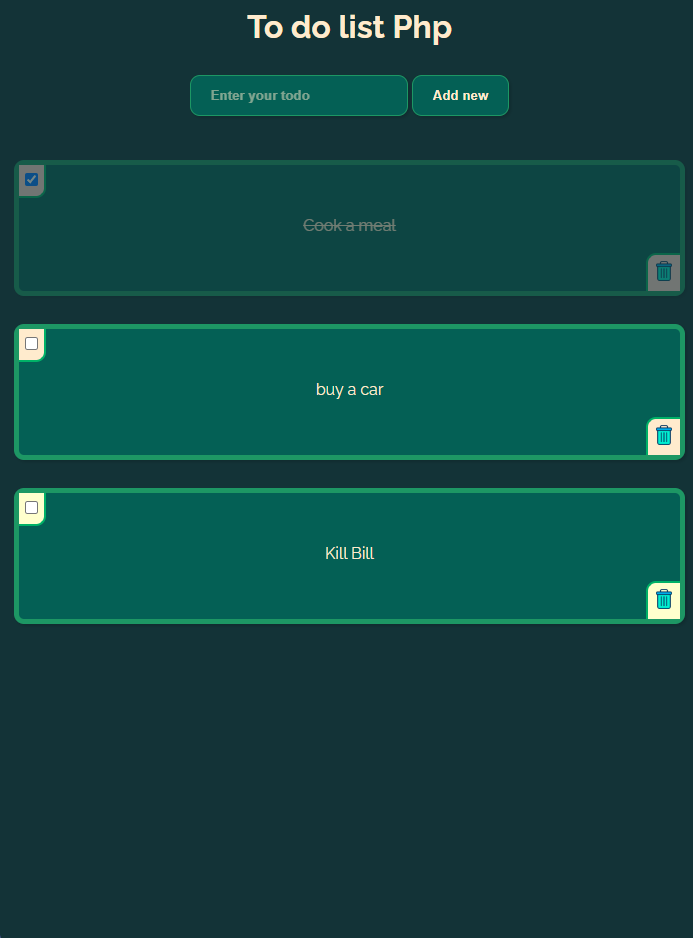 Github fedorivrostik phptodolist