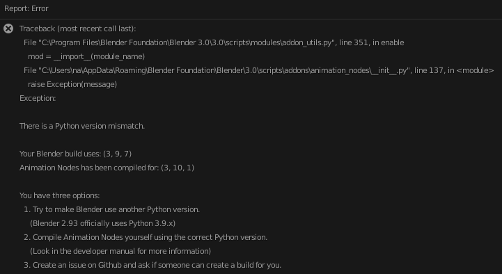 how can i install animation nodes in blender 3.0 ยท Issue #1700 ...