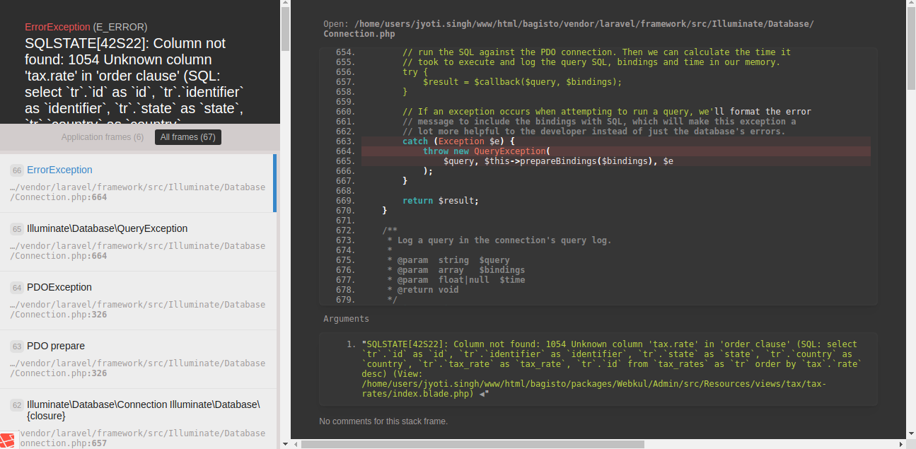 Getting exception when applying sorting on Tax Rate. · Issue #244 ...