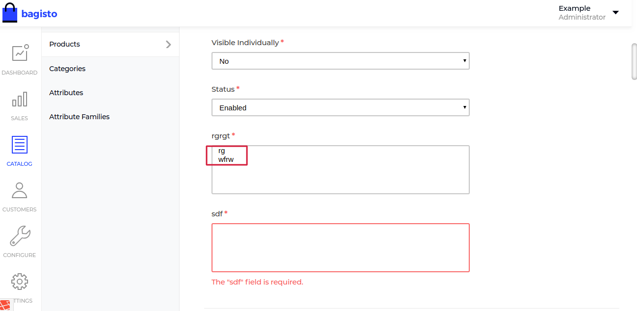 Not showing validation error message for multiselect attribute. · Issue ...