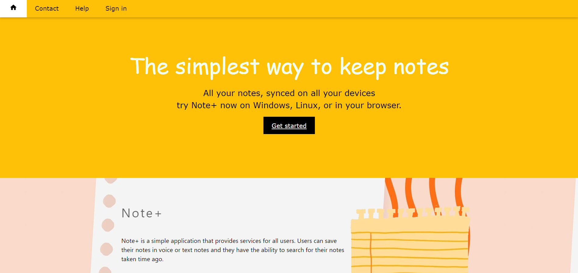 GitHub - Mouhibb/Note-plus: application for textual and vocal notes.