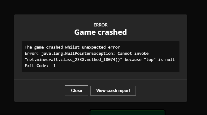 Game crashes upon entering the End · Issue #140 · gaucho-matrero ...