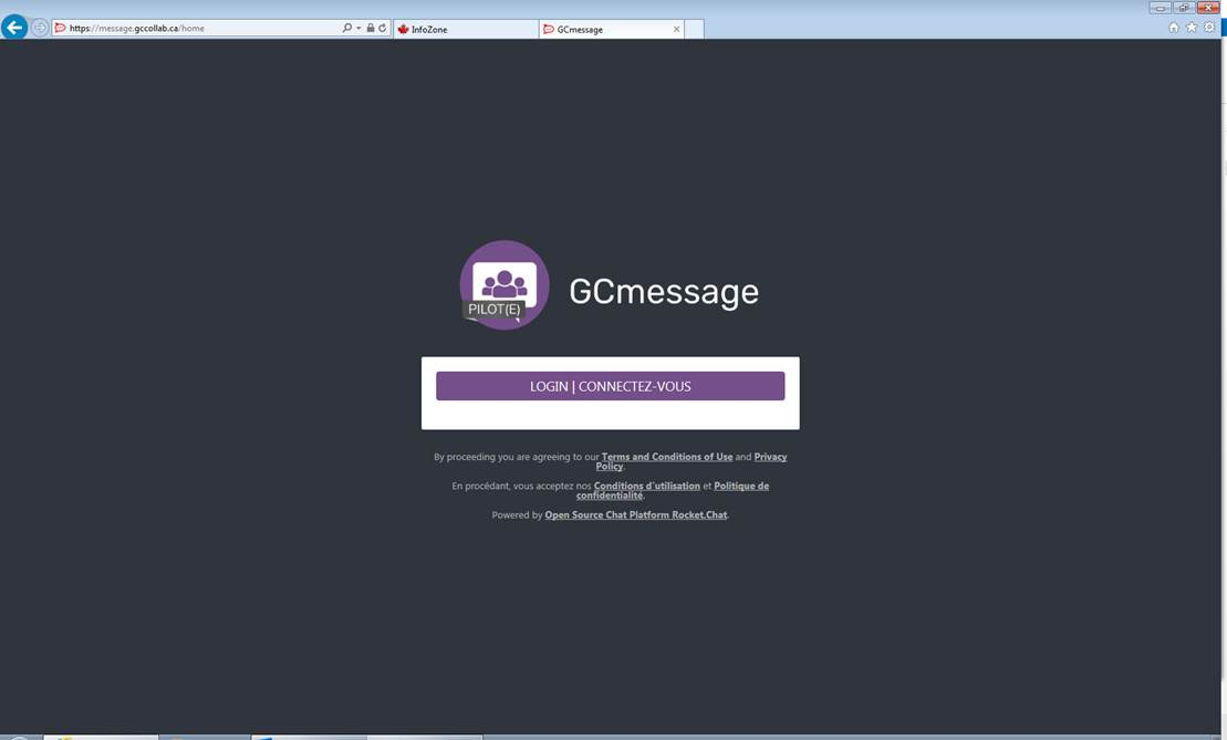 GCMessage log in bug --- Blank Screen / IE · Issue #1950 · gctools ...
