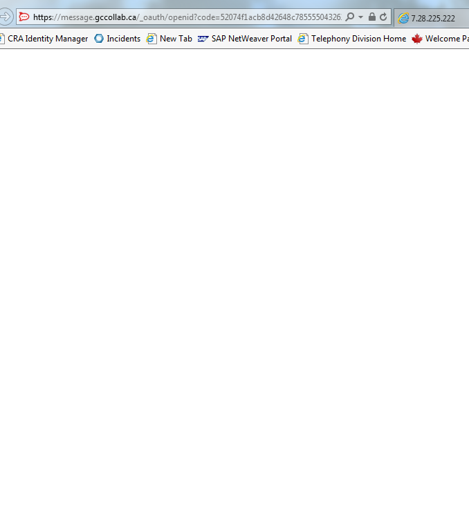GCMessage log in bug --- Blank Screen / IE · Issue #1950 · gctools ...