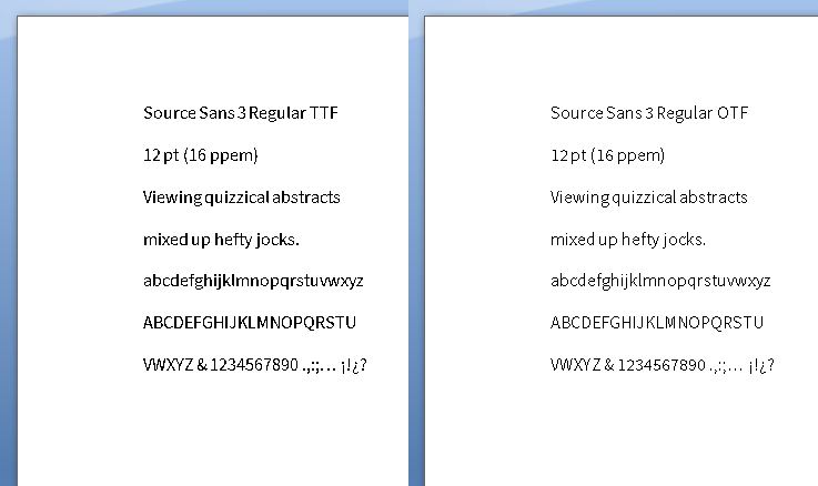 TTF vs OTF on Windows without smoothing · Issue #260 · adobe-fonts ...