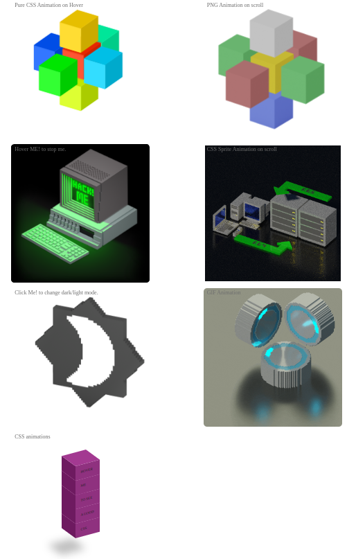GitHub - FredySandoval/demo-css-animations: A collection of css ...