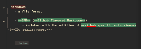 Clozes in parts of a list create codeblocks when rendering markdown ...