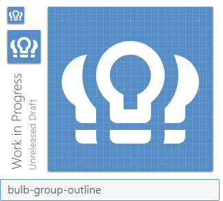 bulb-group-outline
