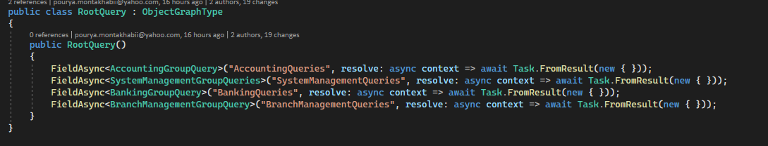 Error Cannot return null for a non-null type. Field: queryType, Type ...