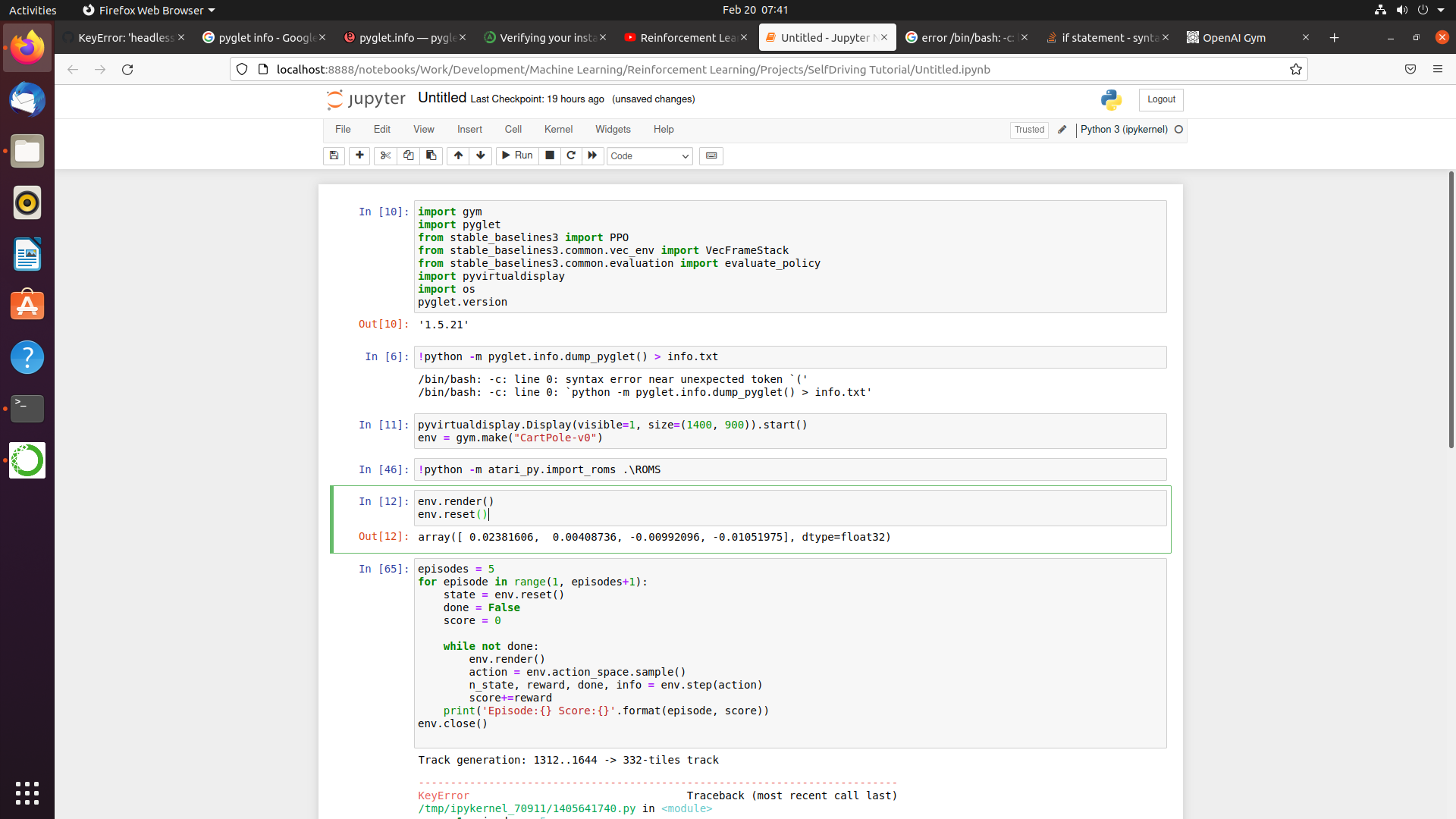 KeyError 'headless' when running 'CarRacingv1' env.render() · Issue