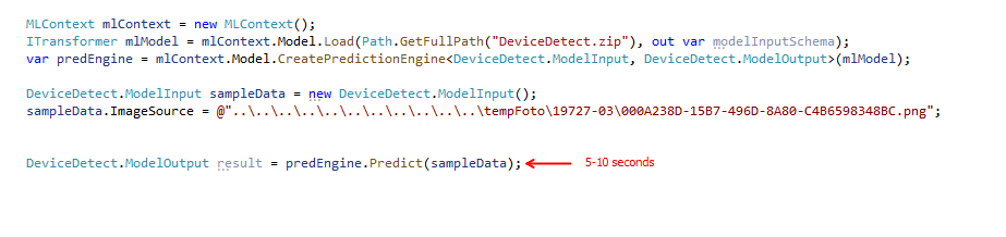 Crash Visual Studio after select json in Model Builder when language ...