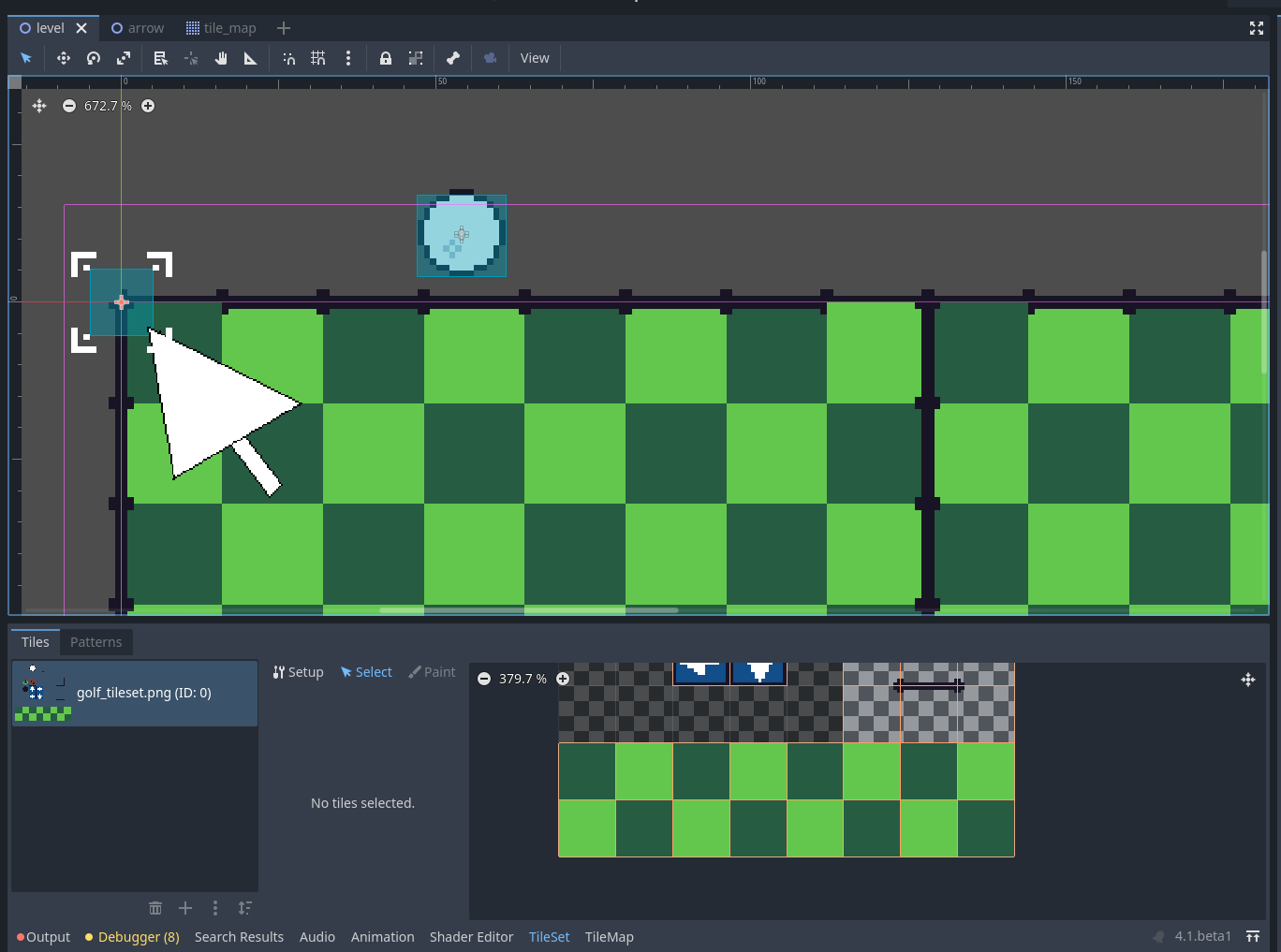 TileSet "Paint" button for painting properties stops working anb