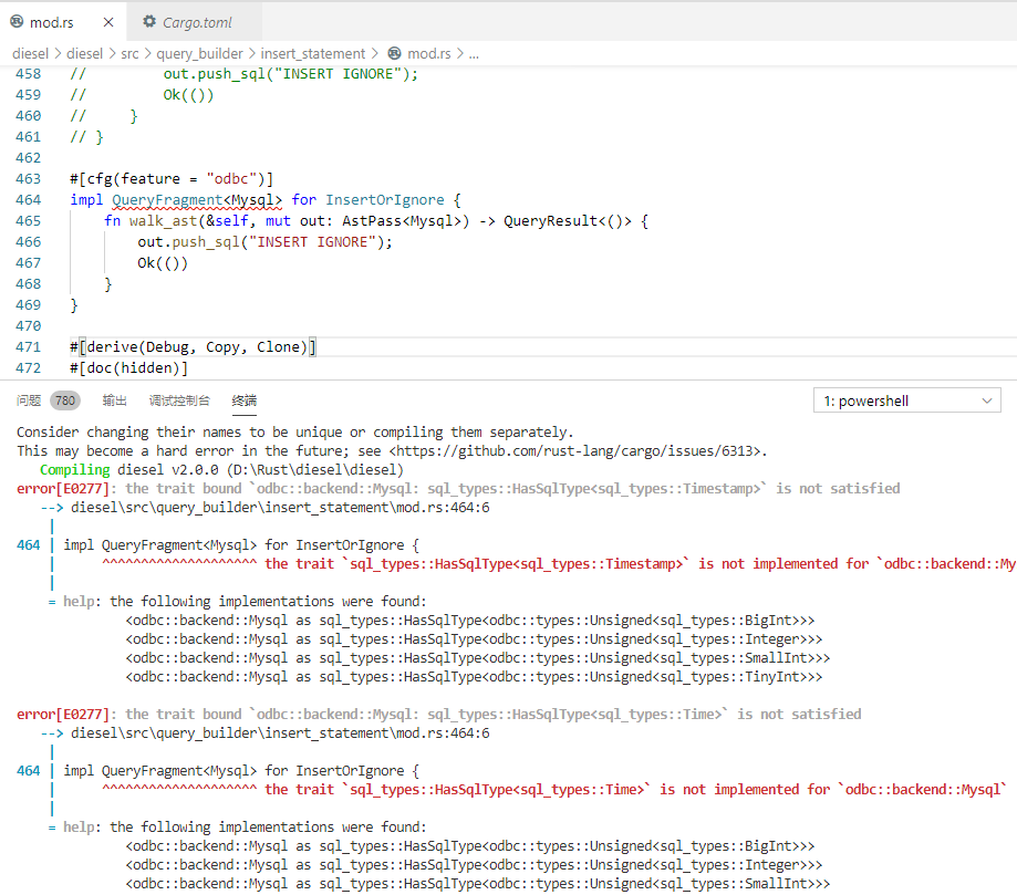 Problem to add backend to support odbc driver to sql server/oracle ...