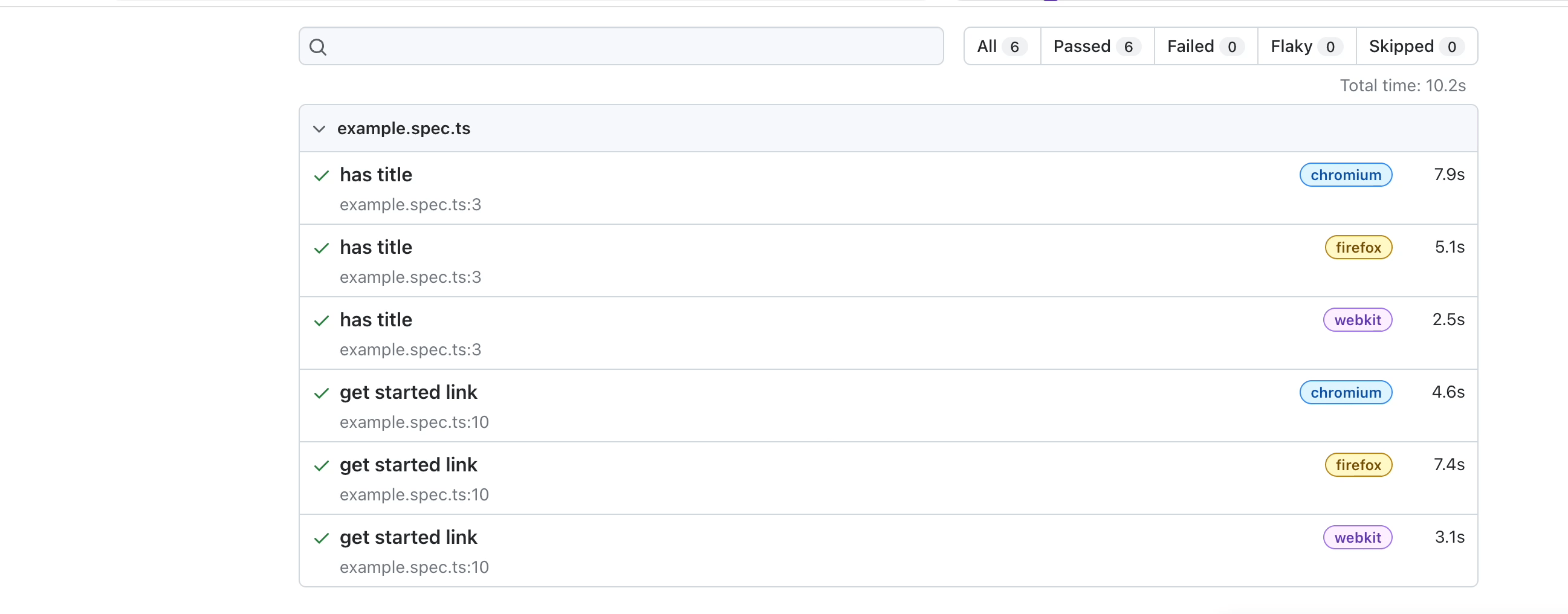 [BUG]: Searching shows wrong result in test report · Issue #22354 ...