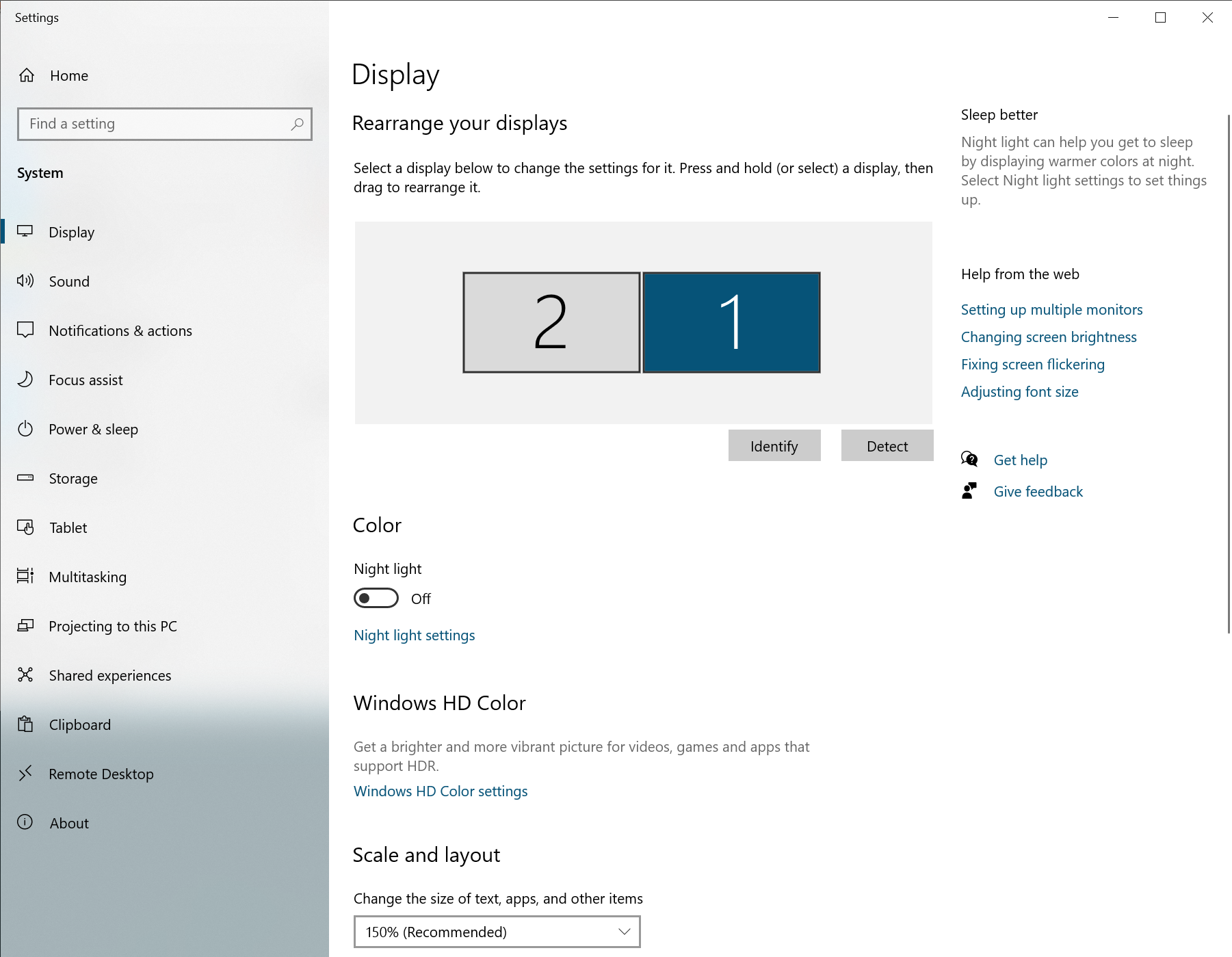 FancyZones editor detects two monitors as one super wide display · Issue 13096 · microsoft