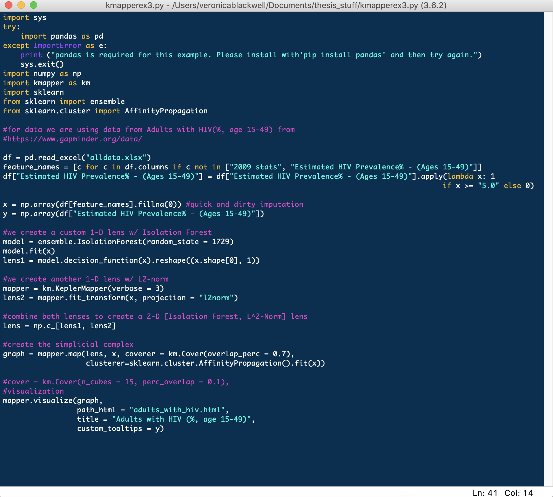 Cannot convert float nan to integer