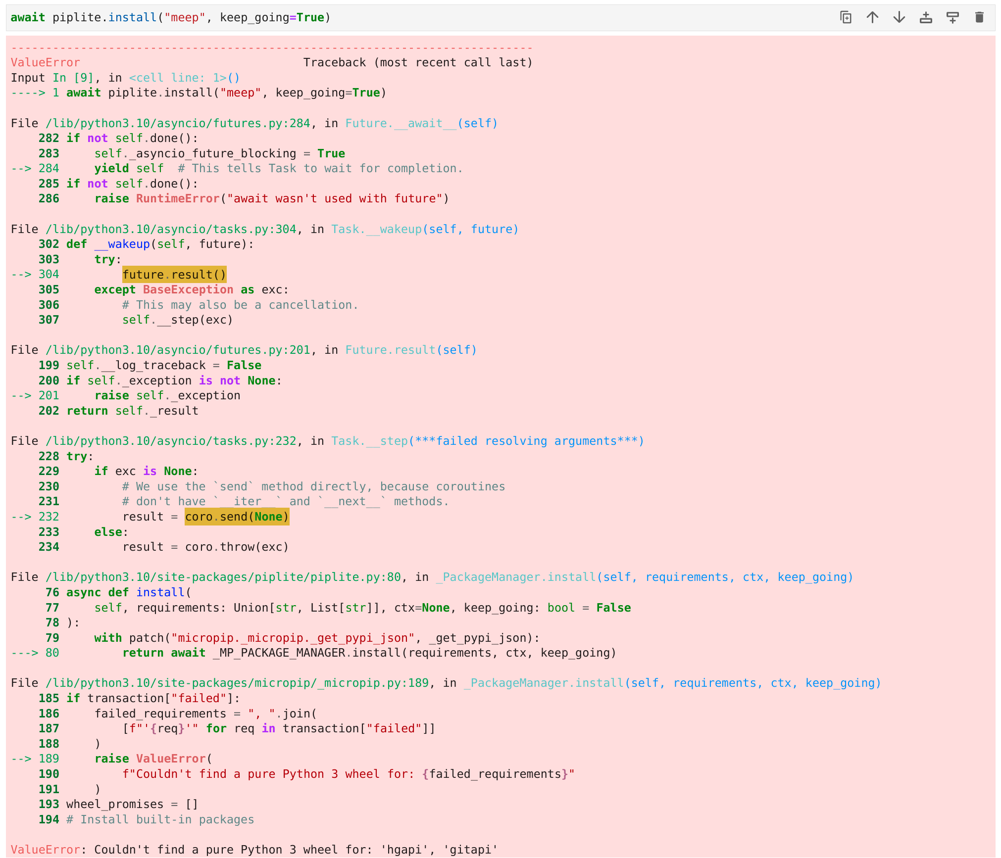 can't import meep · Issue #764 · jupyterlite/jupyterlite · GitHub