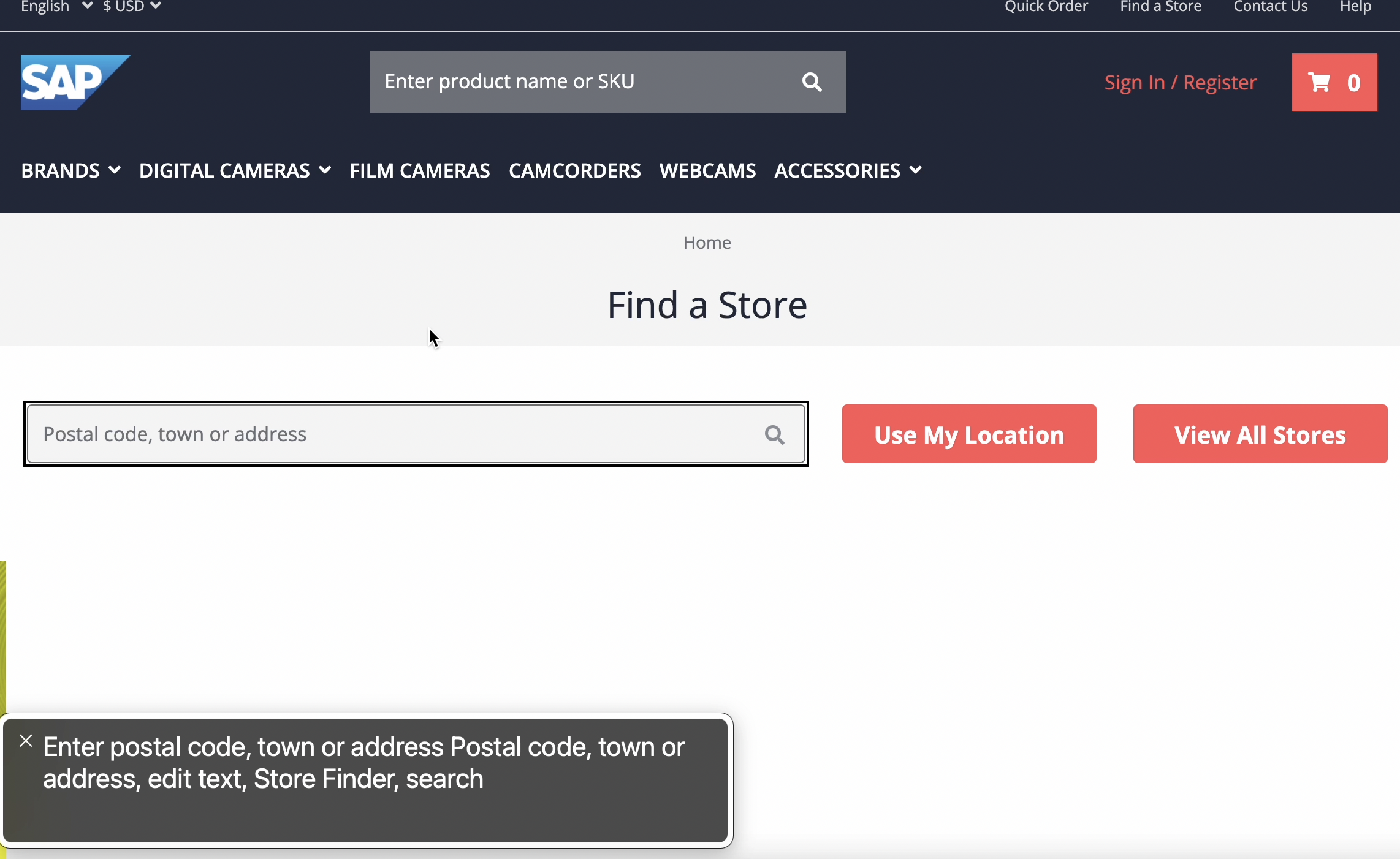 Improve narration for search boxes · Issue #14467 · SAP/spartacus · GitHub