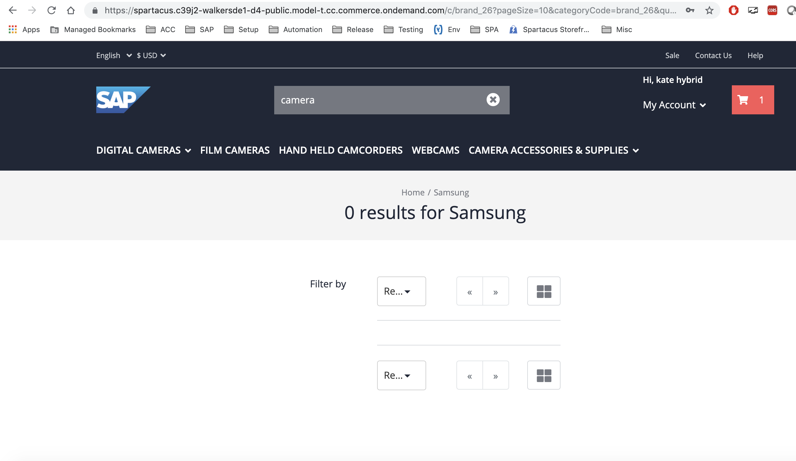 Search doesn't work from breadcrumb · Issue #3149 · SAP/spartacus · GitHub