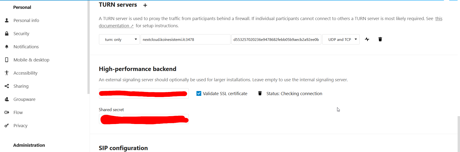 Collabora and Talk not working after installation · nextcloud all-in ...