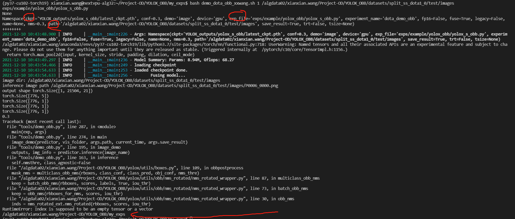 inference err · Issue #6 · DDGRCF/YOLOX_OBB · GitHub