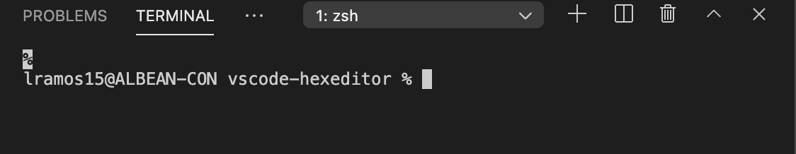 Terminal renders extra % (percent / percentage) character on new window ...