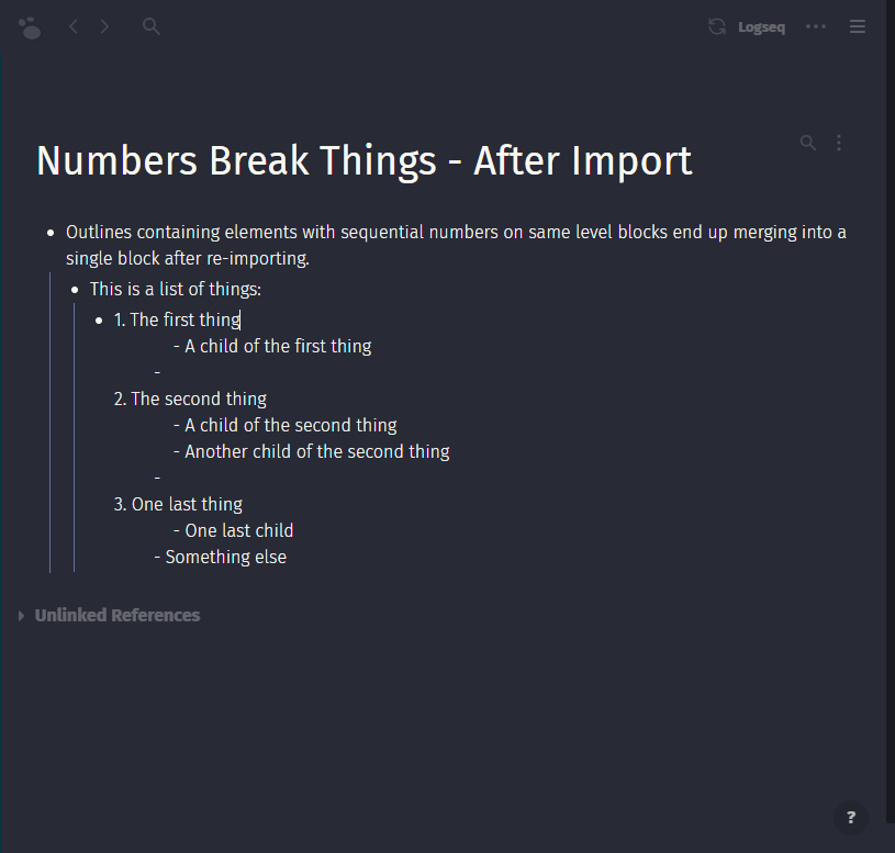 Sequentially numbered blocks fuse into single numbered list block after ...