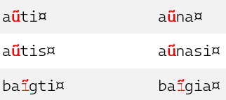 Cascadia Code Light Word issue