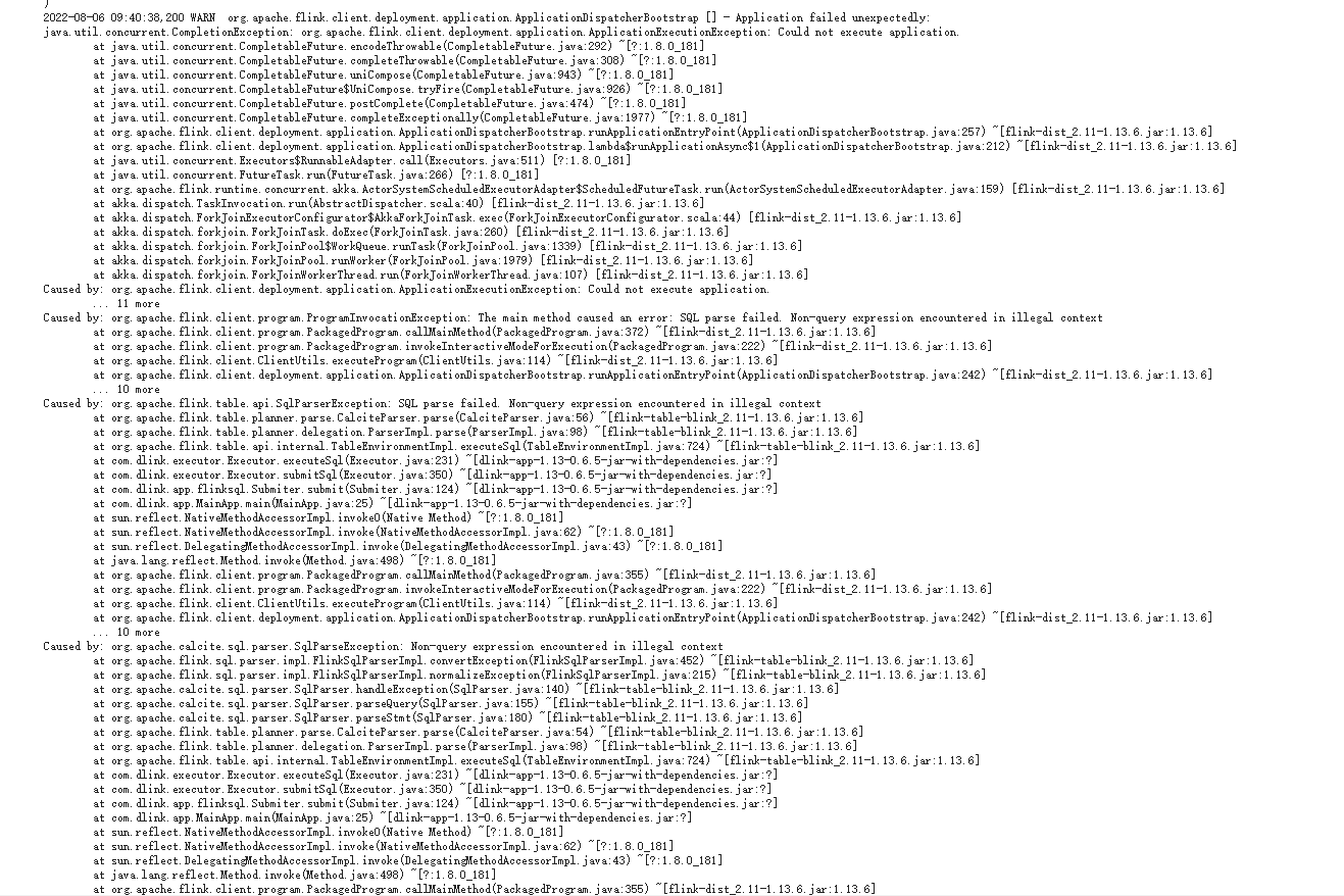 [bug][app] dinky提交applictaion任务报错NPE · Issue #831 · DataLinkDC/dinky ...