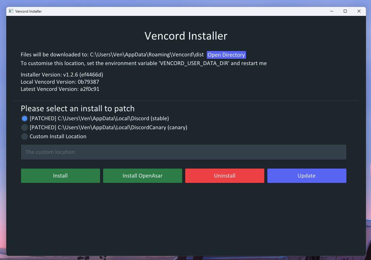 Vencord Installer A Cross Platform Gui cli App For Installing Vencord Vencord Installer A Cross Platform Gui cli App For Installing Vencord