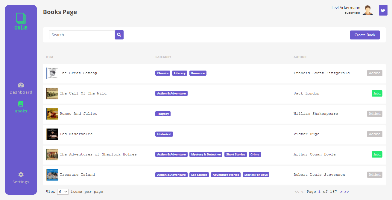 GitHub - akbulutserhat/onlib-admin-panel: Admin - Librarian page of ...