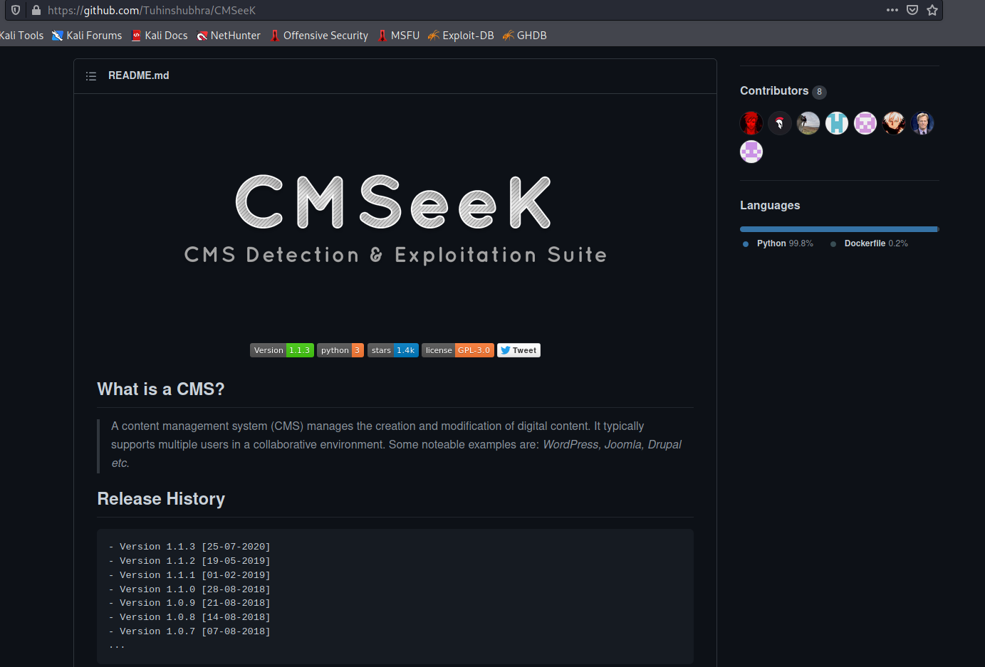 cmseek