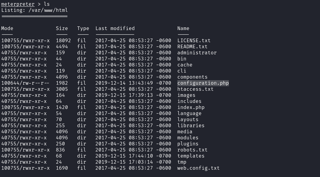 ls config