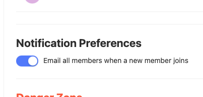Notification Preferences