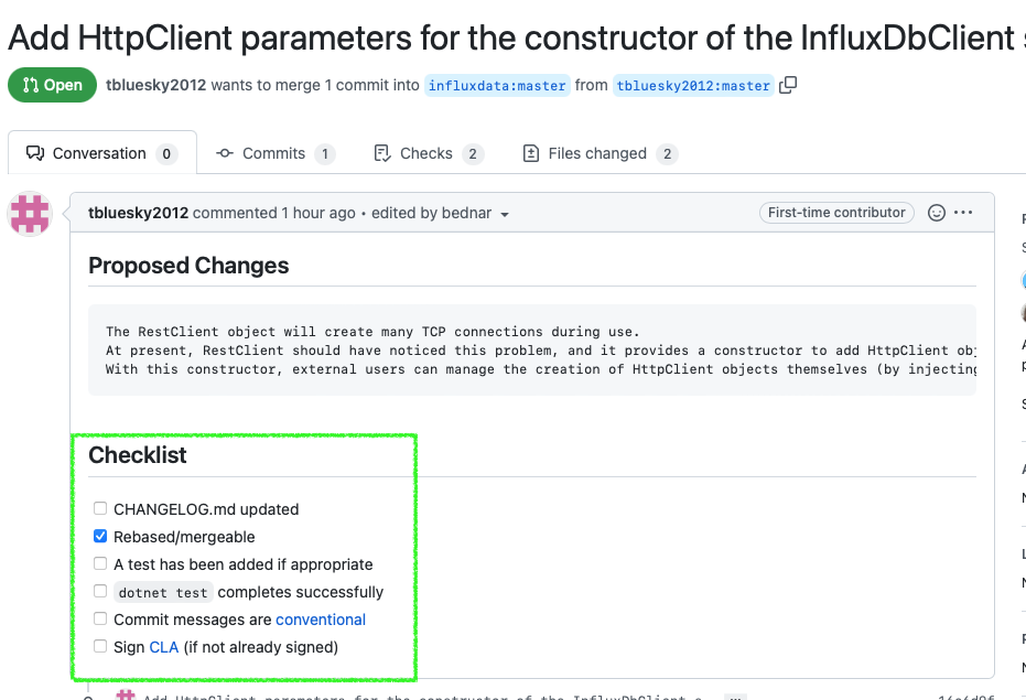 Add HttpClient parameters for the constructor of the InfluxDbClient s