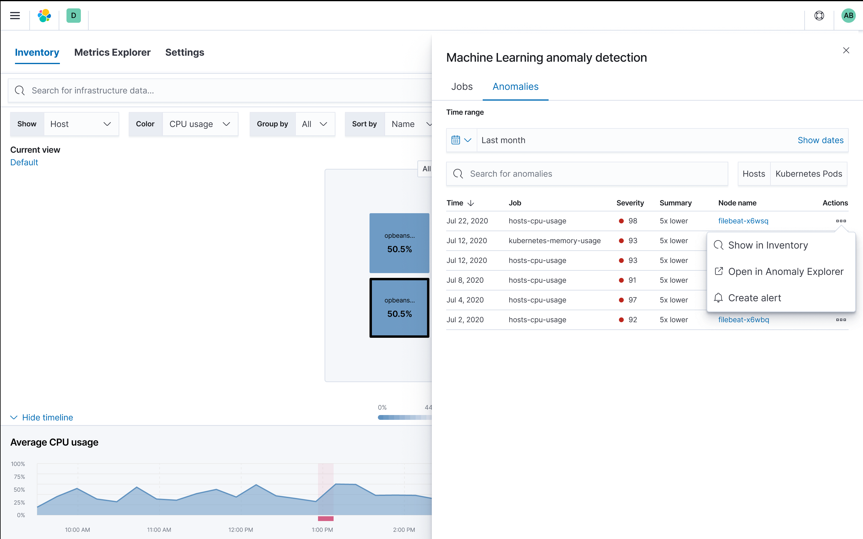 [Metrics UI] Anomaly Detection flyout enhancements · Issue #88649 ...