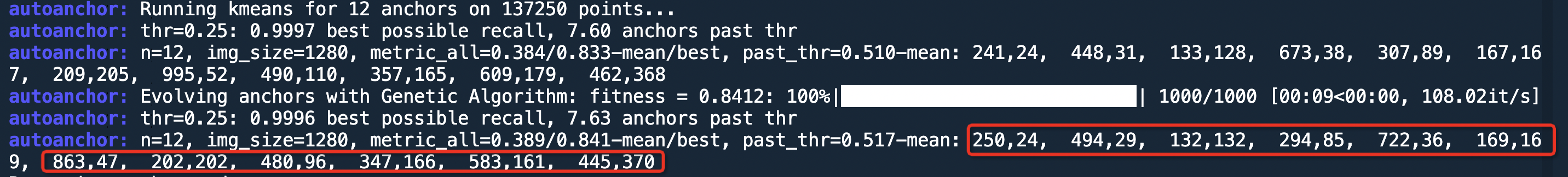 check_anchor_order in the utils/autoanchor.py results in some anchors ...