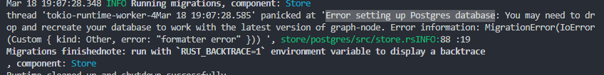 Error setting up Postgres database · Issue #1545 · graphprotocol/graph ...